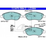 Ate Σετ τακάκια, Δισκόφρενα - 13.0470-3984.2