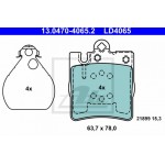 Ate Σετ τακάκια, Δισκόφρενα - 13.0470-4065.2