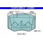 Ate Σετ τακάκια, Δισκόφρενα - 13.0470-4883.2