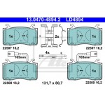 Ate Σετ τακάκια, Δισκόφρενα - 13.0470-4894.2