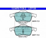 Ate Σετ τακάκια, Δισκόφρενα - 13.0470-7135.2
