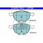 Ate Σετ τακάκια, Δισκόφρενα - 13.0470-7193.2