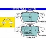 Ate Σετ τακάκια, Δισκόφρενα - 13.0470-7195.2