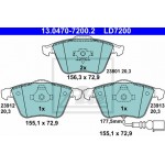 Ate Σετ τακάκια, Δισκόφρενα - 13.0470-7200.2