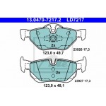 Ate Σετ τακάκια, Δισκόφρενα - 13.0470-7217.2