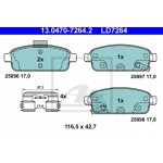 Ate Σετ τακάκια, Δισκόφρενα - 13.0470-7264.2