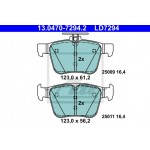 Ate Σετ τακάκια, Δισκόφρενα - 13.0470-7294.2