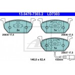 Ate Σετ τακάκια, Δισκόφρενα - 13.0470-7303.2