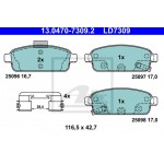 Ate Σετ τακάκια, Δισκόφρενα - 13.0470-7309.2