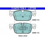 Ate Σετ τακάκια, Δισκόφρενα - 13.0470-7338.2