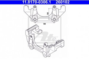 Ate Στήριγμα, Δαγκάνα Φρένου - 11.8170-0306.1