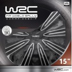 Wrc Σετ Τάσια Αυτοκινήτου 4τμχ 15" Μαύρο/Ασημί (007491) Wrc Σετ Τάσια Αυτοκινήτου 4τμχ 15" Μαύρο/Ασημί (007491)