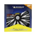 Michelin Σετ Τάσια Αυτοκινήτου Cop Silver &Black Με Σύστημα Nvs 4τμχ 15" Ασημί (009032) Michelin Σετ Τάσια Αυτοκινήτου Cop Silver &Black Με Σύστημα Nvs 4τμχ 15" Ασημί (009032)