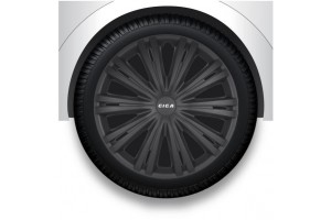 4Racing Τάσι Αυτοκινήτου Giga 1τμχ 14" Μαύρο (140140S)