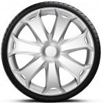 4Racing Τάσι Αυτοκινήτου Mega 1τμχ 14" Ασημί (140144S)