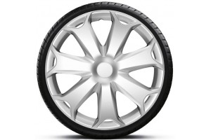 4Racing Τάσι Αυτοκινήτου Mega 1τμχ 14" Ασημί (140144S)