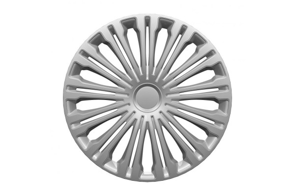 Xl Cover Σετ Τάσια Αυτοκινήτου 4τμχ 14" Ασημί (550350)