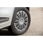 Xl Cover Σετ Τάσια Αυτοκινήτου 4τμχ 16" Ασημί (550352)