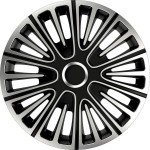 Xl Cover Σετ Τάσια Αυτοκινήτου 4τμχ 15" Ασημί/Μαύρο (550354)