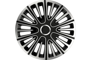 Xl Cover Σετ Τάσια Αυτοκινήτου 4τμχ 16" Ασημί/Μαύρο (550355)