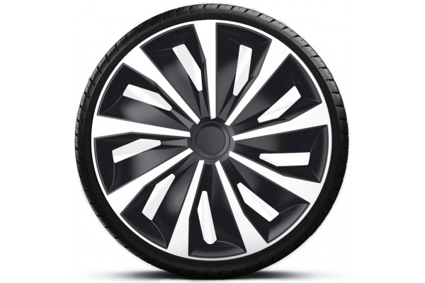 4Racing Τάσι Grip 1τμχ. 15" Ασημί/Μαύρο (150513S)