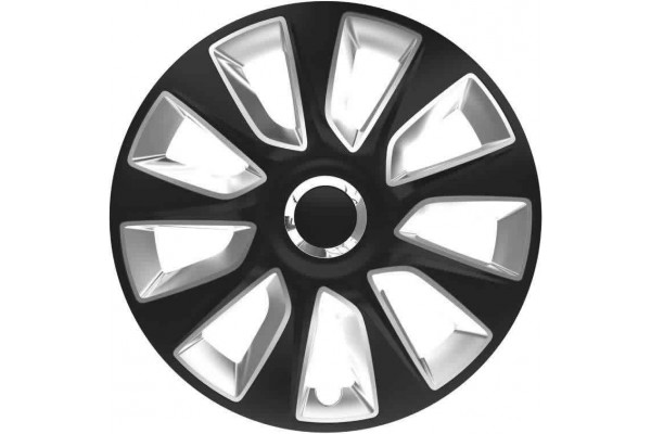 Versaco Τάσι Αυτοκινήτου Stratos Rc 1τμχ 14" Μαύρο/Ασημί (9002S)