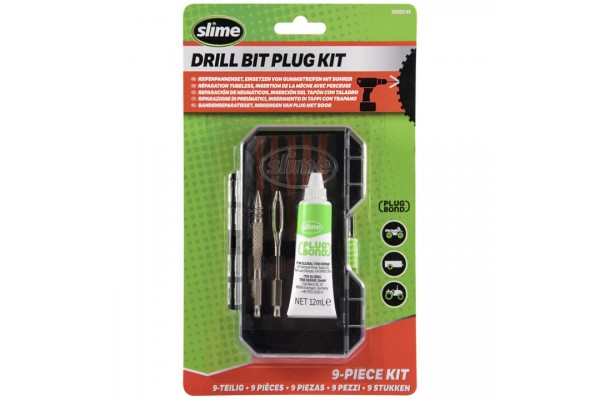 Slime Drill Bit Plug Kit For Tubeless Tyres (Plug Bond) 9 Τεμαχίων (20502-51)