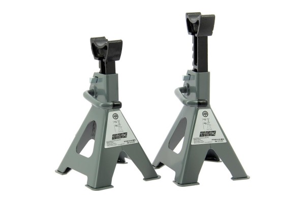 Precision Σετ Τρίποδα Στήριξης Οχημάτων Με Δυνατότητα Ανύψωσης Έως 3 Τόνους 2 Τμχ (211375)