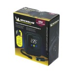 Michelin Τρόμπα Αυτοκινήτου Προγραμματιζόμενη8.3 Bar Με Καλώδιο Αναπτήρα 12V Mini Compressor Programmable Black Edition(009541)