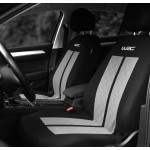 Wrc Racing Σετ Καλύμματα Αυτοκινήτου 9τμχ Πολυεστερικά Μαύρα (007588)