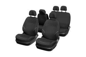 Xl Cover Σετ Καλύμματα Αυτοκινήτου 10τμχ Πολυεστερικά Complete Set Of Special Sedan And Suv Car Covers Μαύρα (167005)