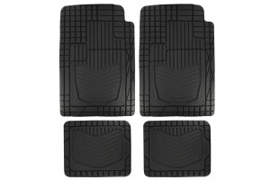 Michelin Σετ Μπροστινά Και Πίσω Πατάκια Universal 4τμχ Από Λάστιχο Μαύρα (009072)