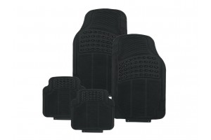 Carpoint Σετ Πατάκια Λάστιχο 4τμχ Μπροστινά 70X42cm Πίσω 42x40cm(0314417)