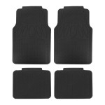 Xl Cover Σετ Μπροστινά Και Πίσω Πατάκια Universal 4τμχ Από Λάστιχο Μαύρα (165301)