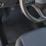Xl Cover Σετ Μπροστινά Και Πίσω Πατάκια Universal 4τμχ Από Λάστιχο Μαύρα (165301)