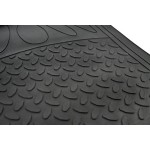 Xl Cover Σετ Μπροστινά Και Πίσω Πατάκια Universal 4τμχ Από Λάστιχο Μαύρα (165301)