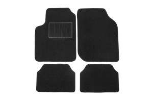 Dragon Σετ Μπροστινά Και Πίσω Πατάκια Universal 4τμχ Από Μοκέτα Μαύρα (544160)