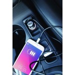 Auto-T Φορτιστής Αυτοκινήτου Lighting Για Iphone Αντάπτορας Αναπτήρα 90cm 12/24V 2,4Α Με Θύρα Usb (540320)