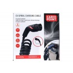 Carpoint Electric Vehicle Spiral Charging Cable Type2>2 32A 3ph 6 meter(0290014)