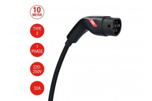 Carpoint Electric Vehicle Charging Cable Type2>2 32A 1ph 10 meter(0290017)
