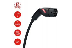 Carpoint Electric Vehicle Charging Cable Type2>2 32A 3ph 10 meter(0290018)
