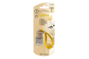 Top Fragrance Κρεμαστό Αρωματικό Υγρό Αυτοκινήτου Wood Vanilla 5ml (009352)