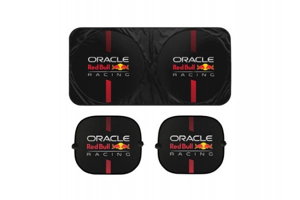 Red Bull Oracle Σκίαστρα Μαύρο/Κόκκινο 3 τμχ. 1xFront 150x70cm / 2xSide 43x38cm(0510011)