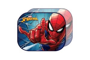 Marvel Spiderman Πλαϊνά Σκίαστρα Αυτοκινήτου Με Βεντούζα 44x35εκ. 2τμχ (10243)