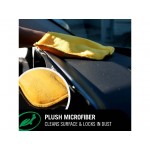 Turtle Wax Πανί-Γάντι Μικροϊνών Καθαρισμού Για Εσωτερικά Πλαστικά - Ταμπλό Αυτοκινήτου Κίτρινο 22x17cm (1831238)