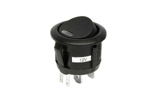 Carpoint Διακόπτης On/Off Αυτοκινήτου 12V 20A Με Κόκκινο Led (0810681)