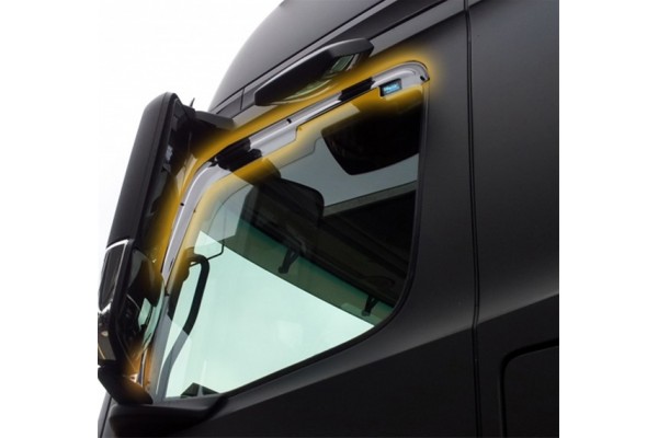Ανεμοθραύστες Εμπρόσθιοι Φορτηγού Iveco Daily 2014-2019 2-3D (Πάνω) 2τμχ Climair