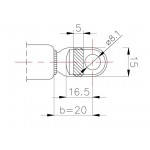 Αμορτισέρ Μπαγκάζ Skoda Favorit 1991-1995 Pick Up (hardtop) 1τμχ Fa Krosno