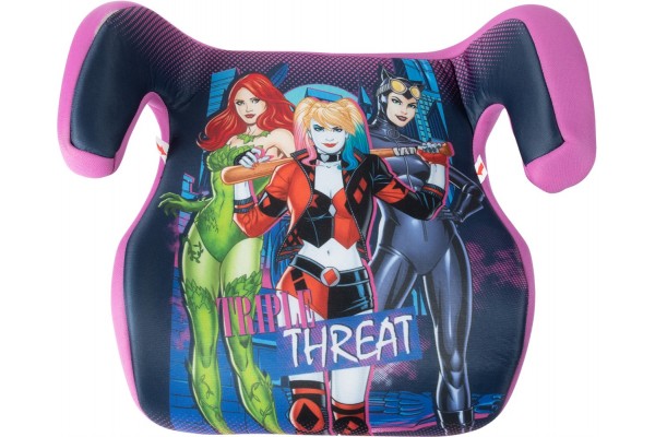 Καθισματάκι Αυτοκινήτου Booster Παιδικό 15-36kg Catwoman - Poison Ivy - Harley Quinn 1τμχ Colzani