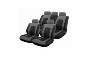 Σετ Καλυμματα Υφασματινα Bridge 9ΤΕΜ. ΓΚΡΙ-ΜΑΥΡΟ